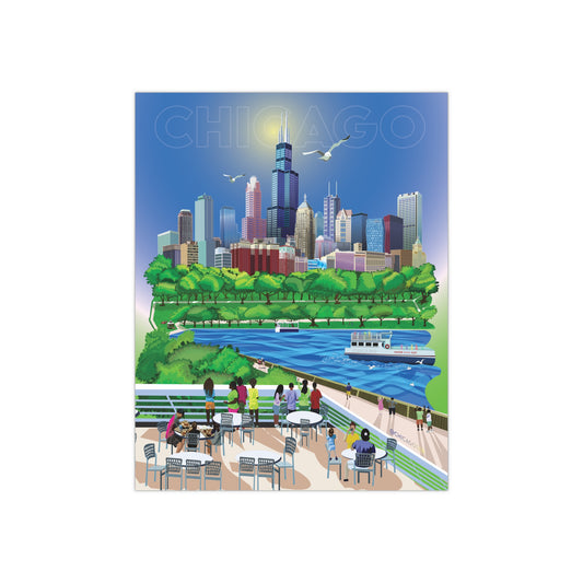 Chicago from the Shedd [Matte Art Print]