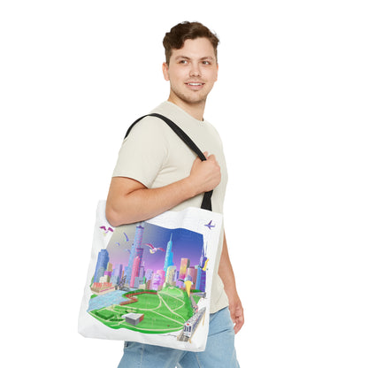 Chicago From Ping Tom Memorial Park [Canvas Tote Bag]